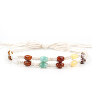 Hat band Cross-border cowboy hats can be freely matched with beaded chains, hat decorations, brim accessories, hatbands, and straw hats.
