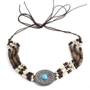 Hat band Cross-border cowboy hats can be freely matched with beaded chains, hat decorations, brim accessories, hatbands, and straw hats.
