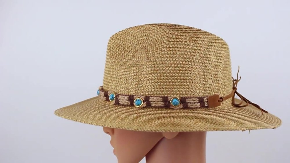 Cross-border cowboy hats can be freely matched with beaded chains, hat decorations, brim accessories, hatbands, and straw hats.