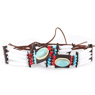 Hat band Cross-border cowboy hats can be freely matched with beaded chains, hat decorations, brim accessories, hatbands, and straw hats.