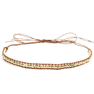 Hat band Cross-border cowboy hats can be freely matched with beaded chains, hat decorations, brim accessories, hatbands, and straw hats.