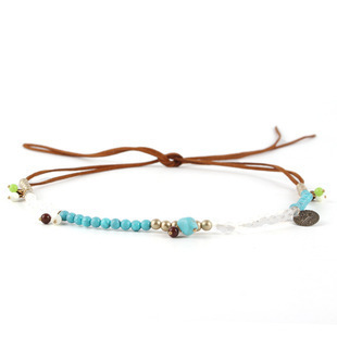 Hat band Cross-border cowboy hats can be freely matched with beaded chains, hat decorations, brim accessories, hatbands, and straw hats.