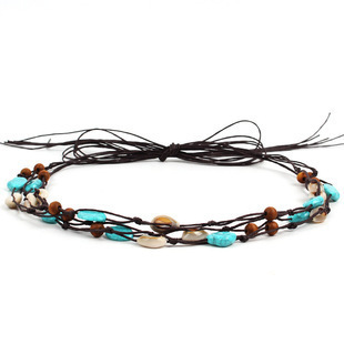 Hat band Cross-border cowboy hats can be freely matched with beaded chains, hat decorations, brim accessories, hatbands, and straw hats.