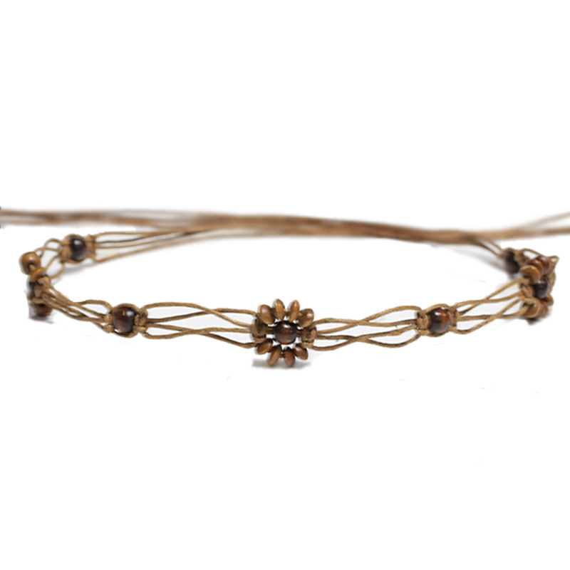 Hat band DIY hatband with hemp rope and bull's head decoration for men and women, retro cowboy hat decoration