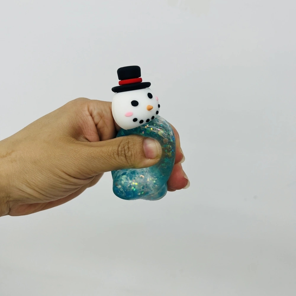 72 Pack China Warehouse Maltose Slow Rising Happy Christmas Family Squishy Stress Relief Fidget Toys for Kids