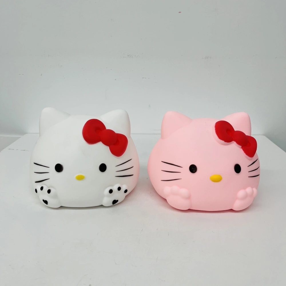 24 Pack China Warehouse Jumbo Size Cute Hello Kitty Squishy ASMR Stress Relief Fidget Toys for Kids