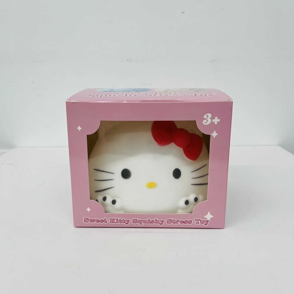 24 Pack China Warehouse Jumbo Size Cute Hello Kitty Squishy ASMR Stress Relief Fidget Toys for Kids