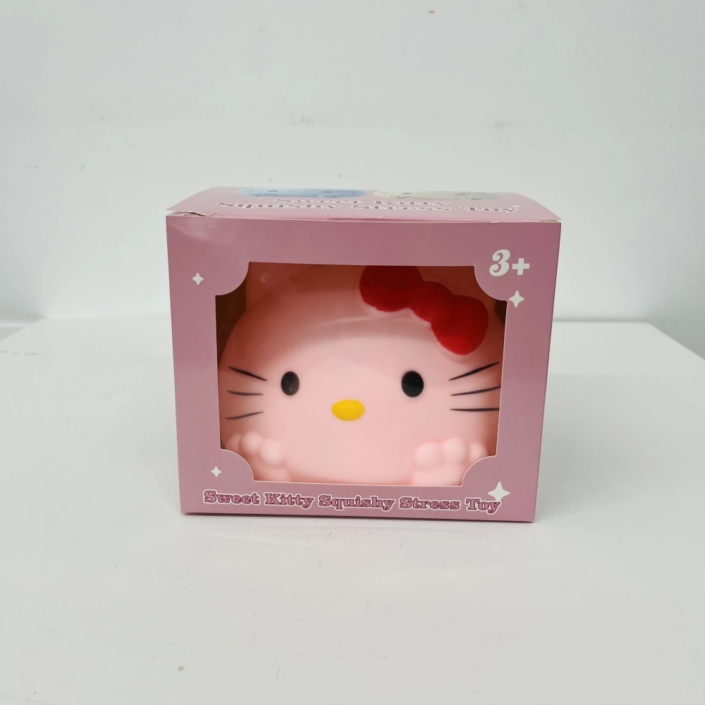 24 Pack China Warehouse Jumbo Size Cute Hello Kitty Squishy ASMR Stress Relief Fidget Toys for Kids