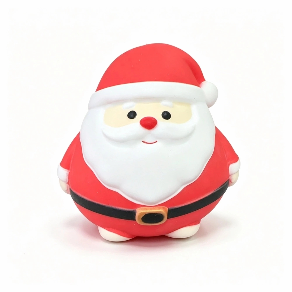 24 Pack China Warehouse TPR Soft Stretchable Christmas Jumbo Santa Chubby & Snowman Puff & Reindeer Mochi Squishy Stress Relief Fidget Toys for Kids
