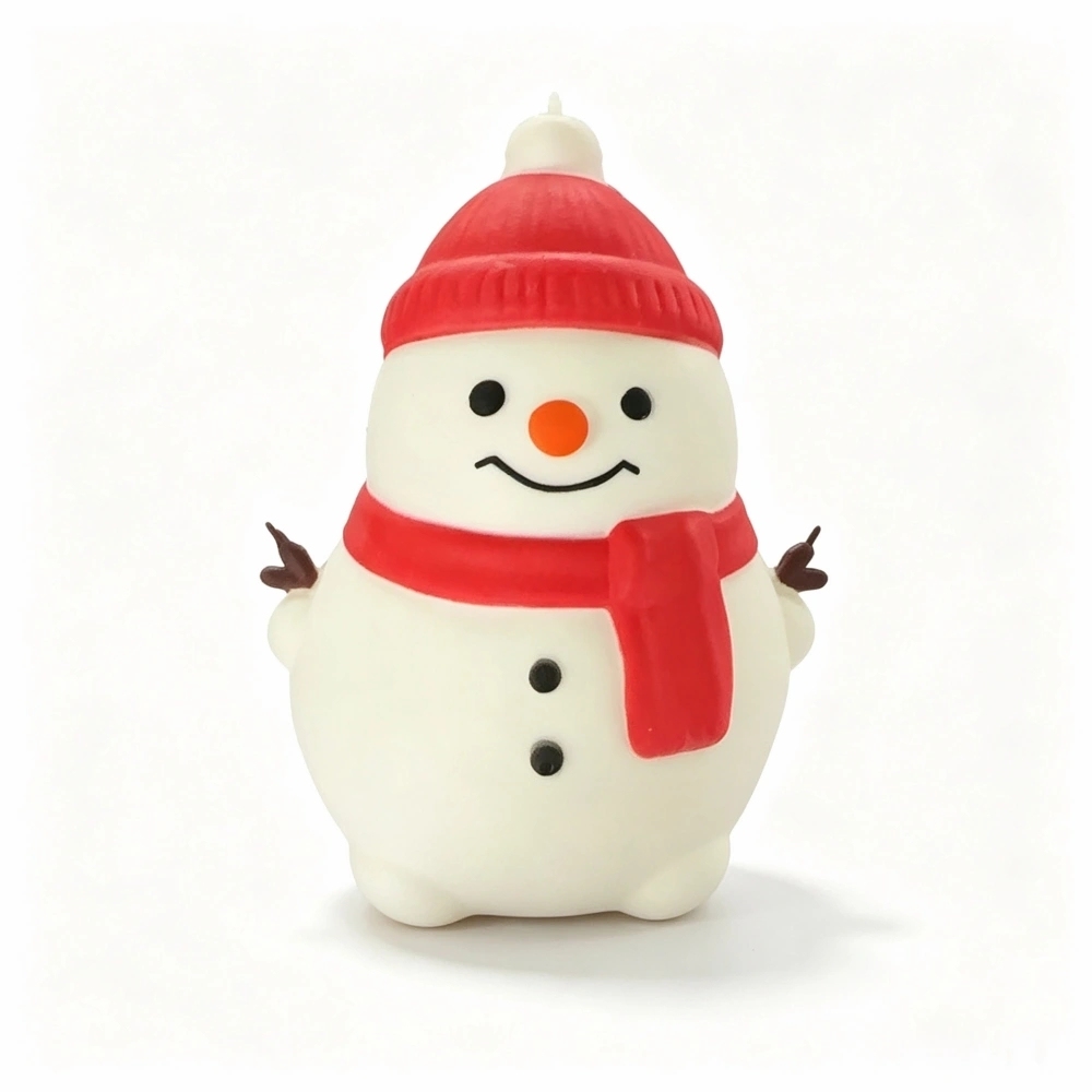 24 Pack China Warehouse TPR Soft Stretchable Christmas Jumbo Santa Chubby & Snowman Puff & Reindeer Mochi Squishy Stress Relief Fidget Toys for Kids