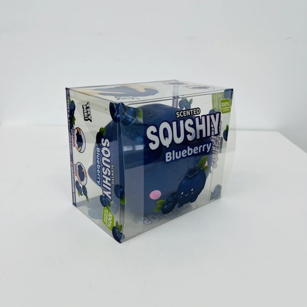 24 Pack China Warehouse TPR Soft Stretchable Jumbo Blueberry Realistic Fruit Shape Squeeze Squishy Stress Relief Fidget Toys for Kids