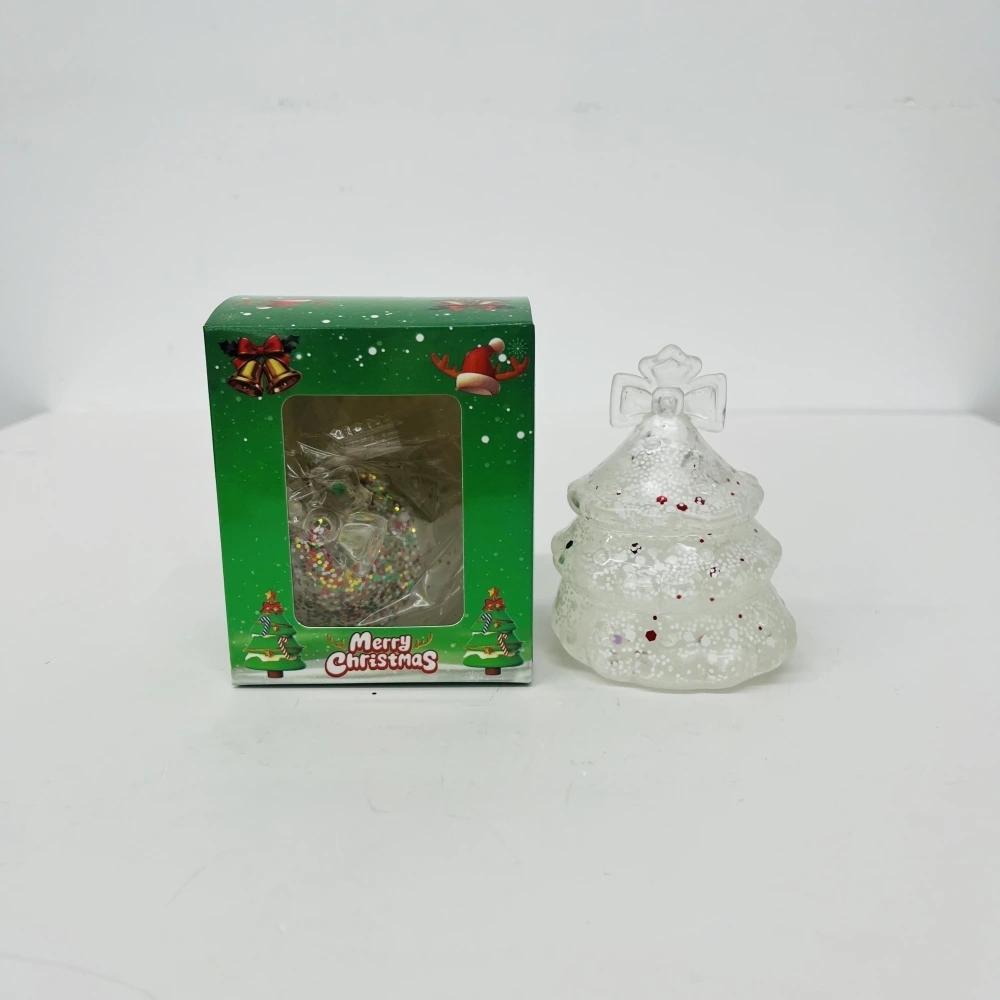 72 Pack China Warehouse Maltose Slow‑Rising Glitter Christmas Tree Squishy Stress Relief Fidget Toys for Kids
