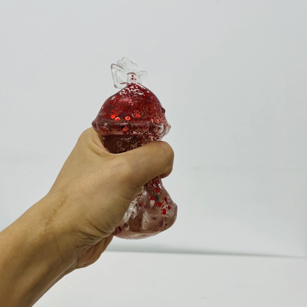 72 Pack China Warehouse Maltose Slow‑Rising Glitter Christmas Tree Squishy Stress Relief Fidget Toys for Kids