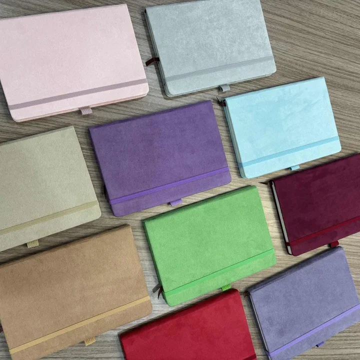 Wholesale A5 vegan suede Notebook