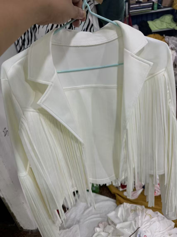 Autumn Vegan Suede Fringe Jacket