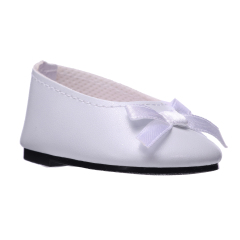 white PU doll dress up shoes