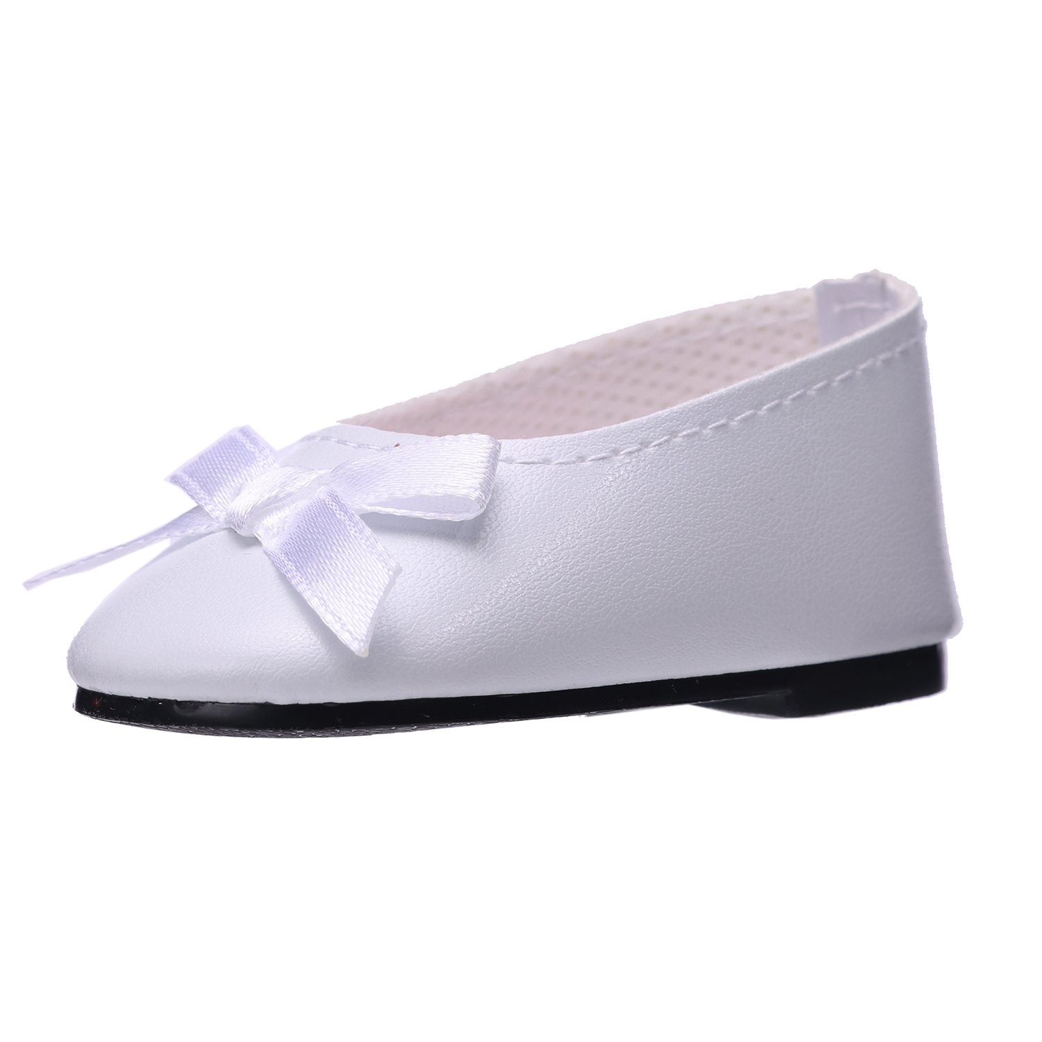 white PU doll dress up shoes
