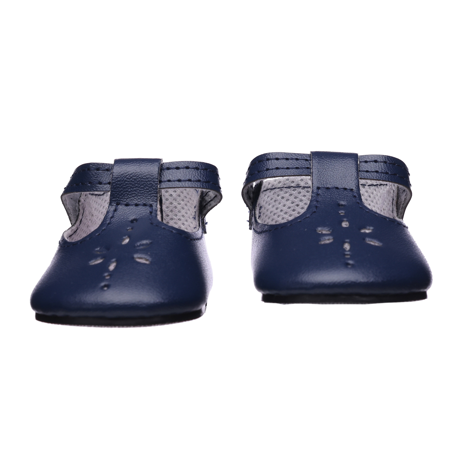 Dark blue rice print covered shoes