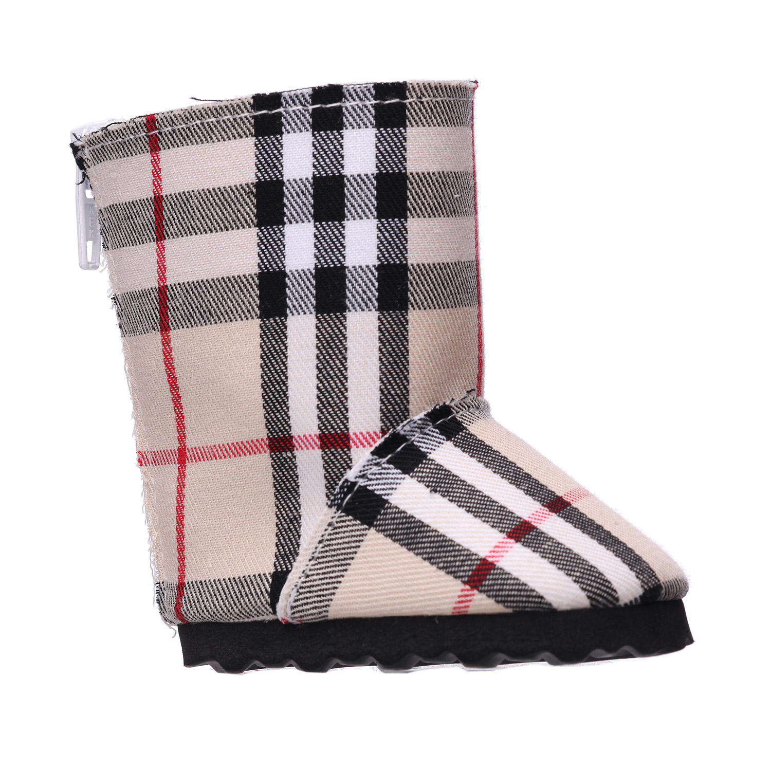 Plaid boots