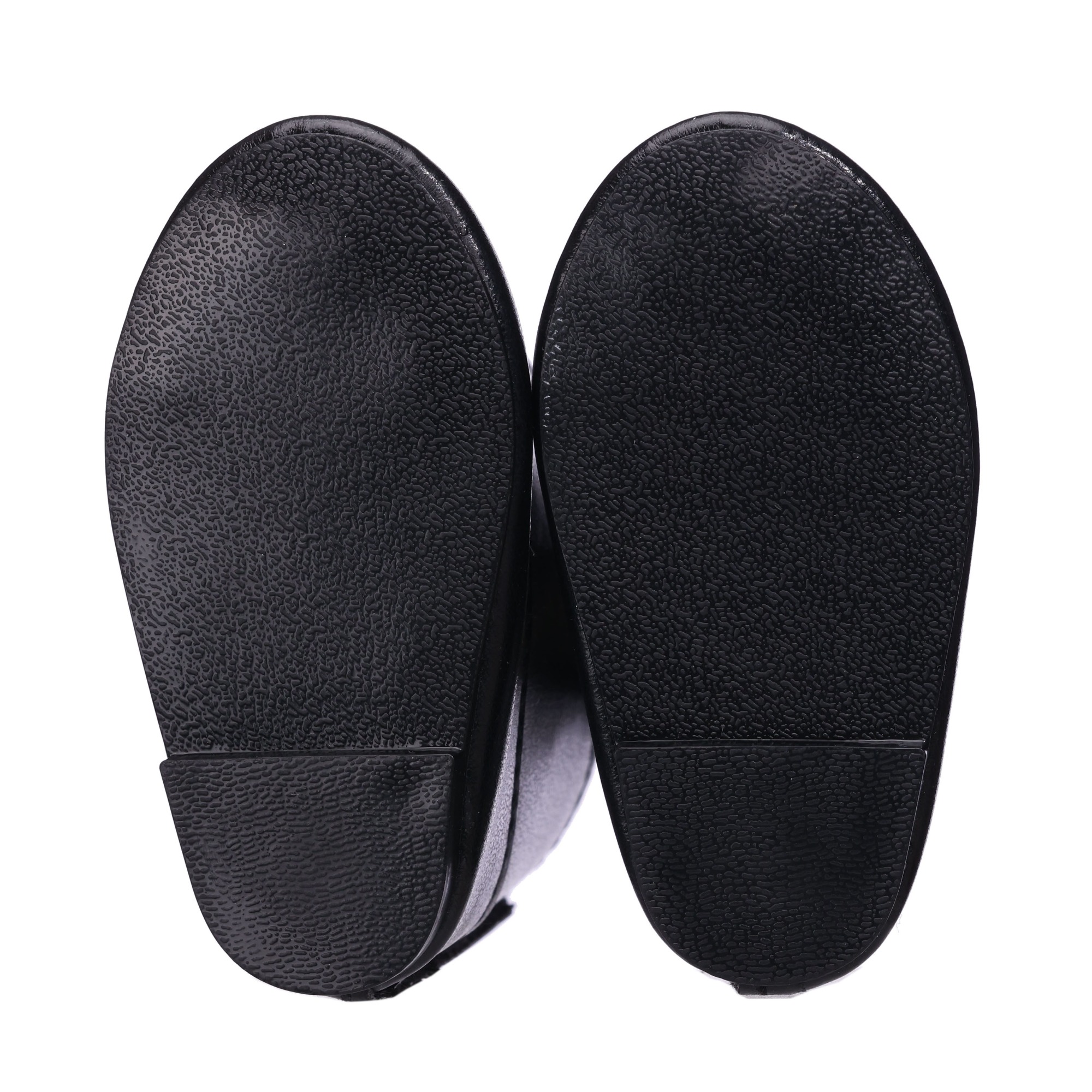 Black PU pointed boots