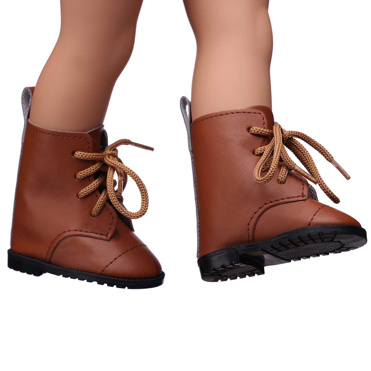 Brown riding boots