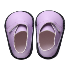 Purple PU boots
