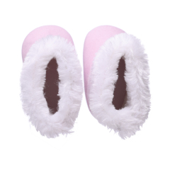 Pink snow boots