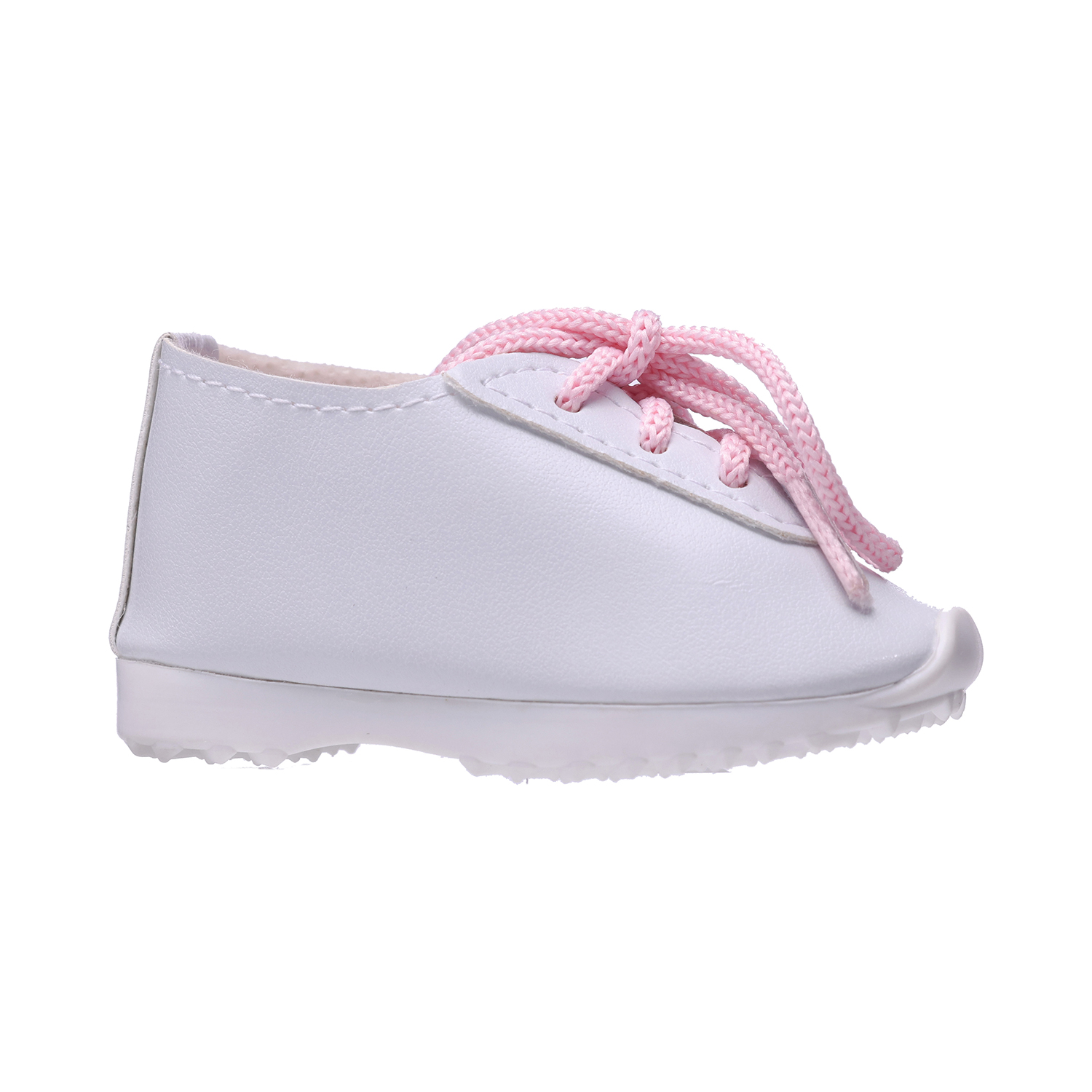 Pink & white sports shoes