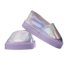Purple colorful shoes