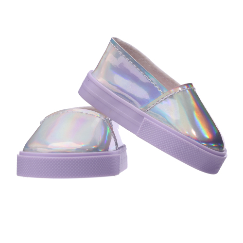 Purple colorful shoes