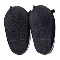 Black PU black bow tie small bag shoes