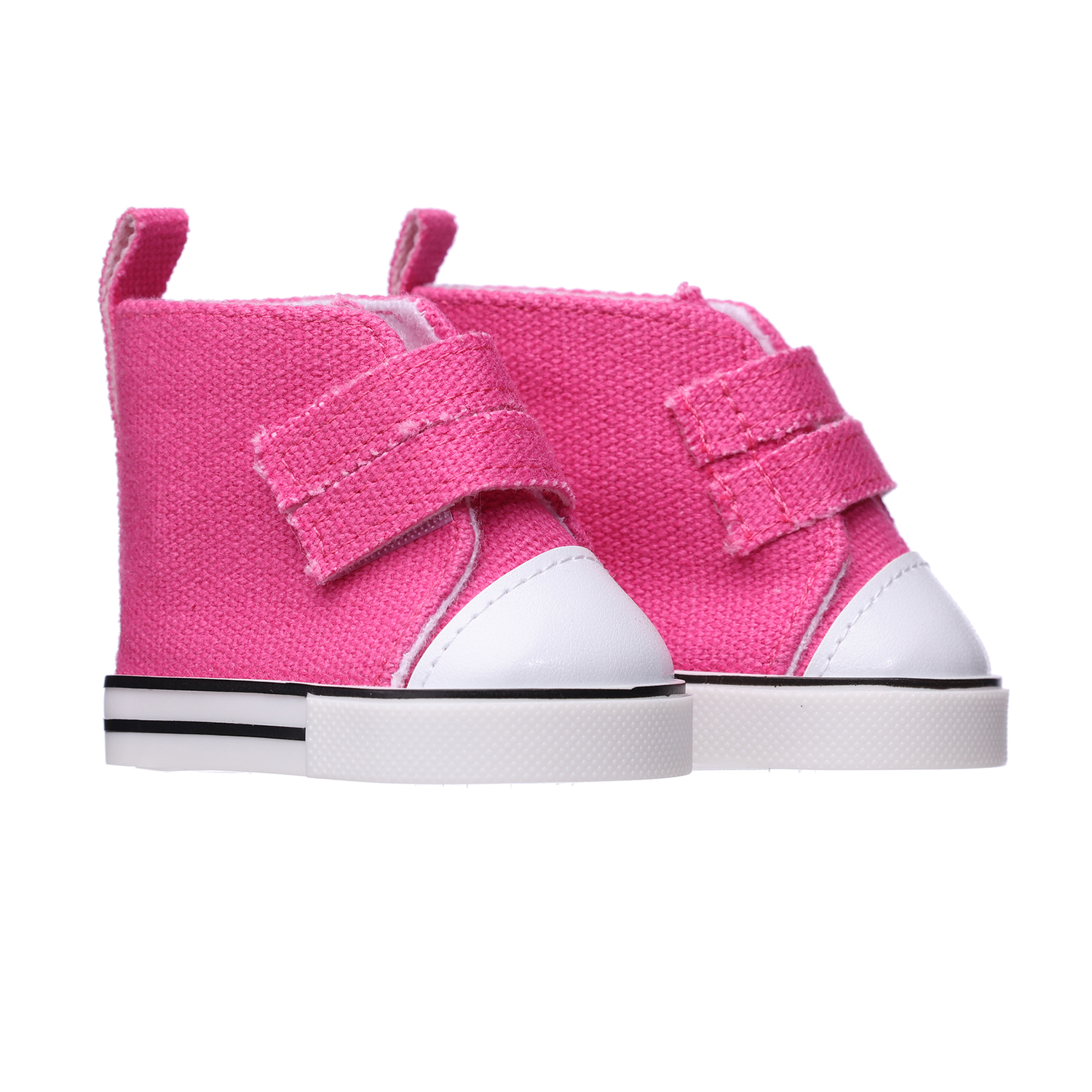 Pink canvas shoes
