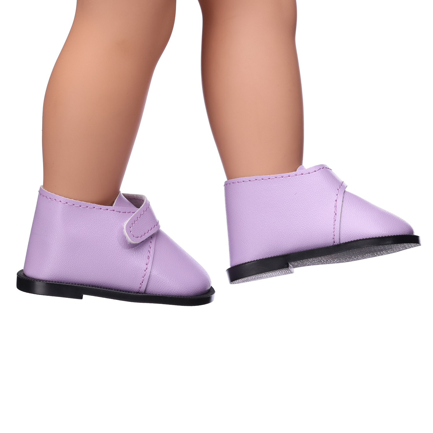 Purple PU boots