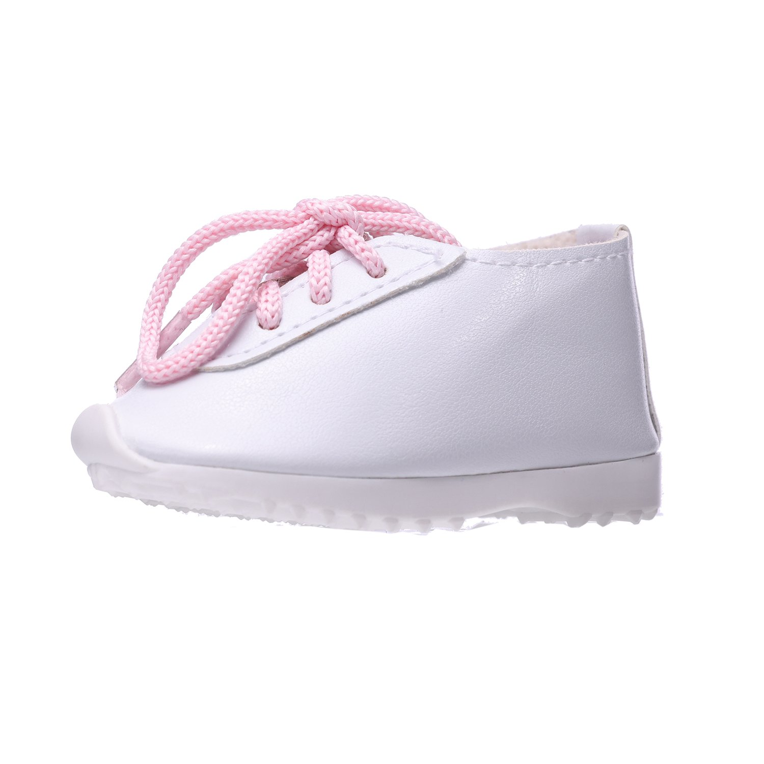 Pink & white sports shoes