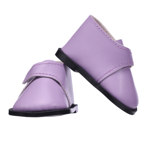 Purple PU boots