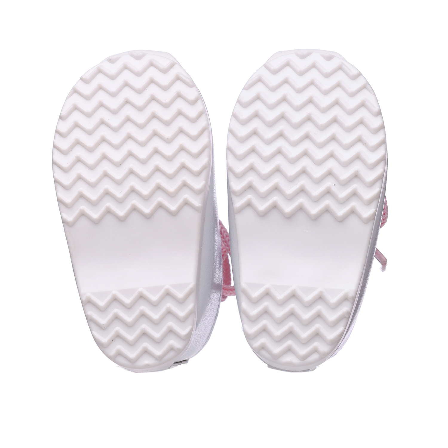 Pink & white sports shoes