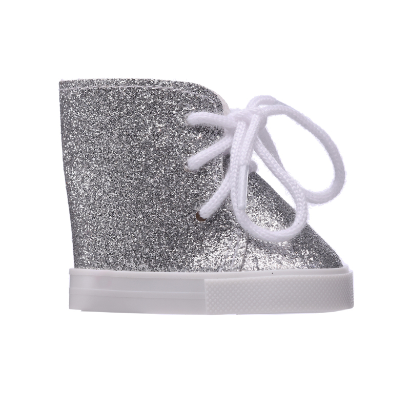 Silver Shiny Boots