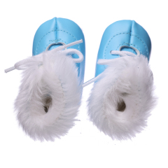 Blue skate shoes