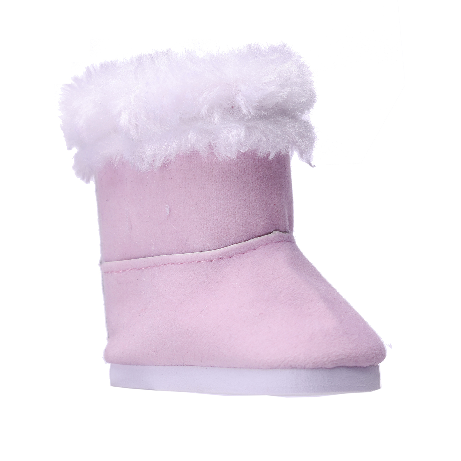 Pink snow boots