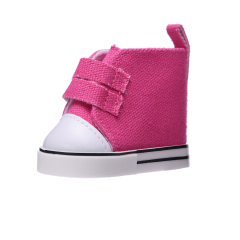Pink canvas shoes