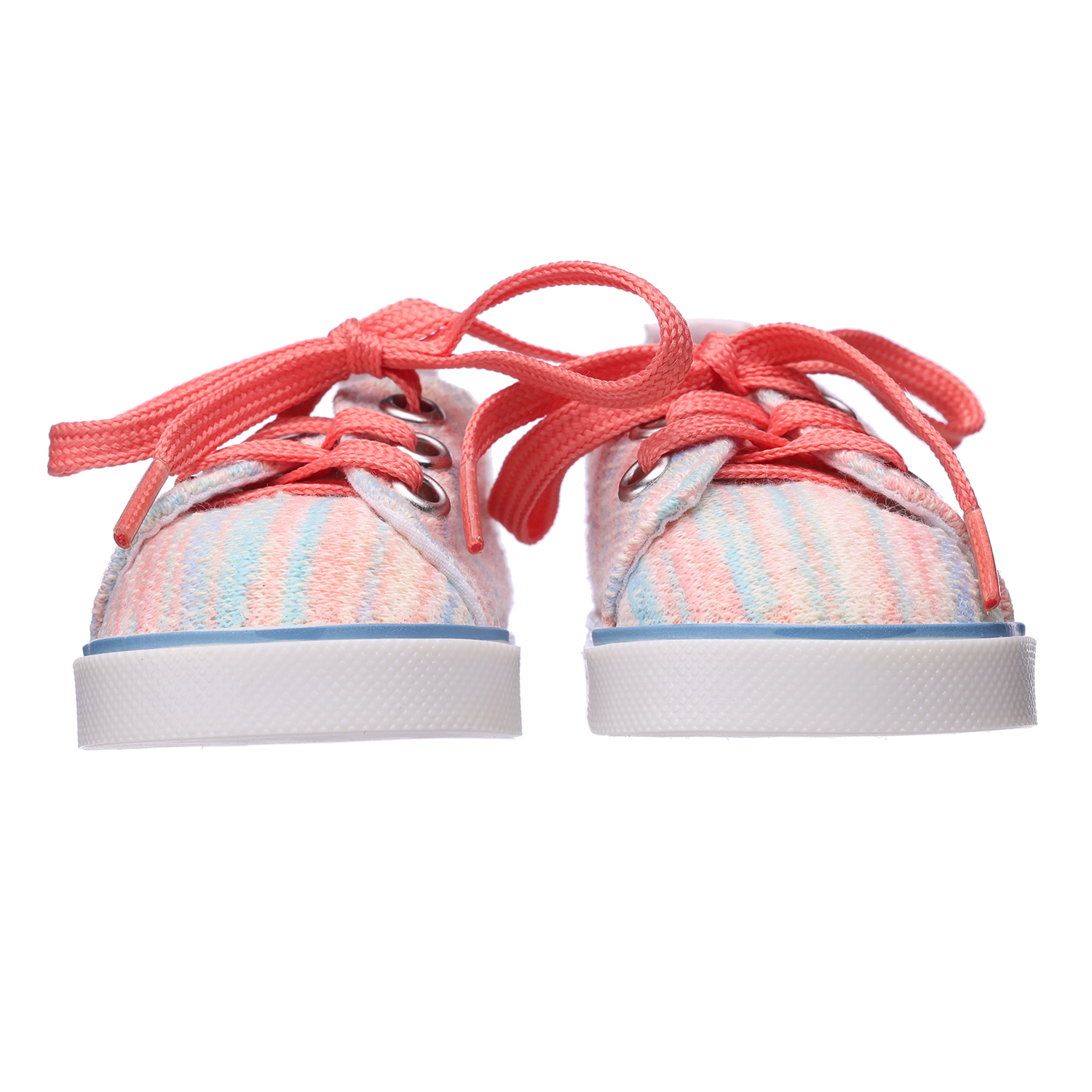 Colorful cloth red shoelaces
