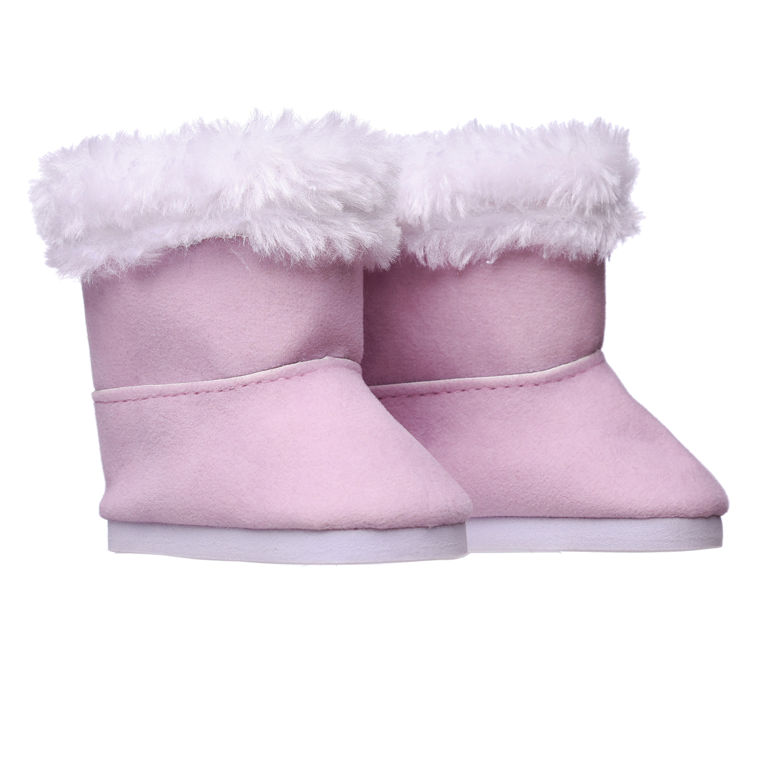 Pink snow boots
