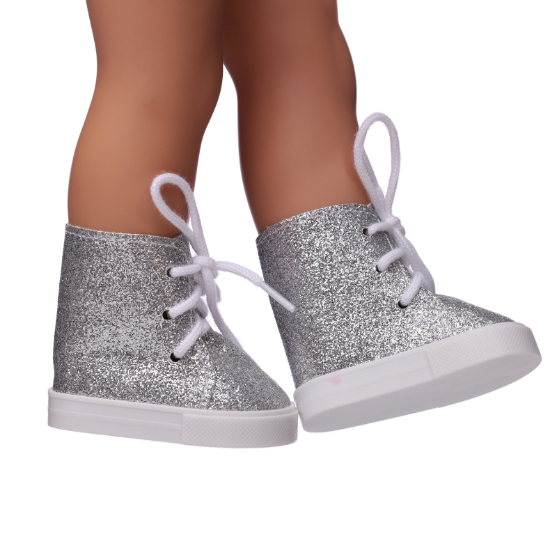 Silver Shiny Boots