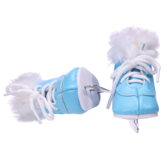 Blue skate shoes