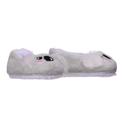 Grey koala bear slippers