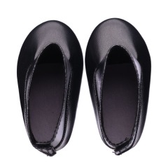 Black PU pointed boots