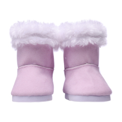 Pink snow boots