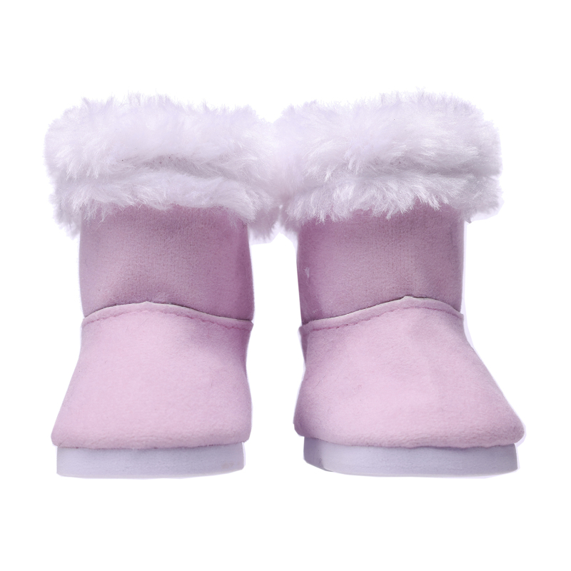 Pink snow boots