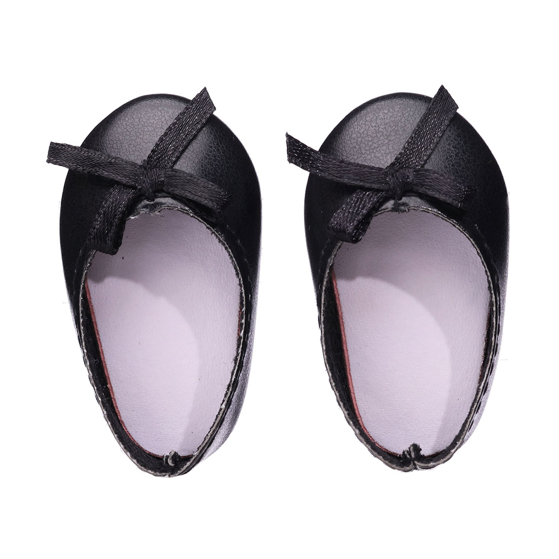Black PU black bow tie small bag shoes
