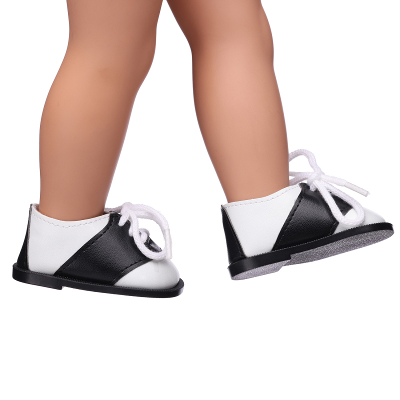 Black & white shoes